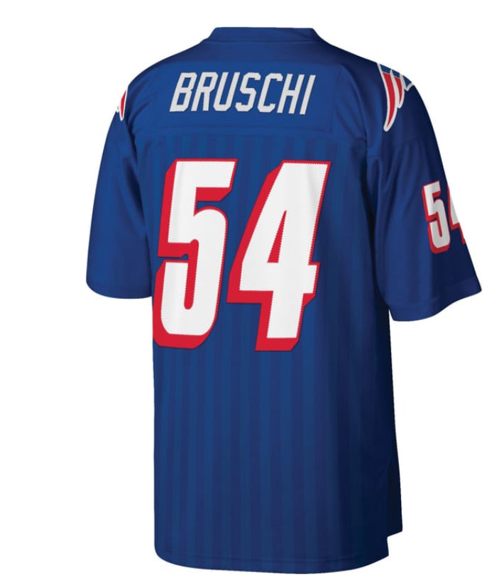 Mitchell & Ness Men's ijumpman New England Patriots Tedy Bruschi #54 1996
Throwback Jersey