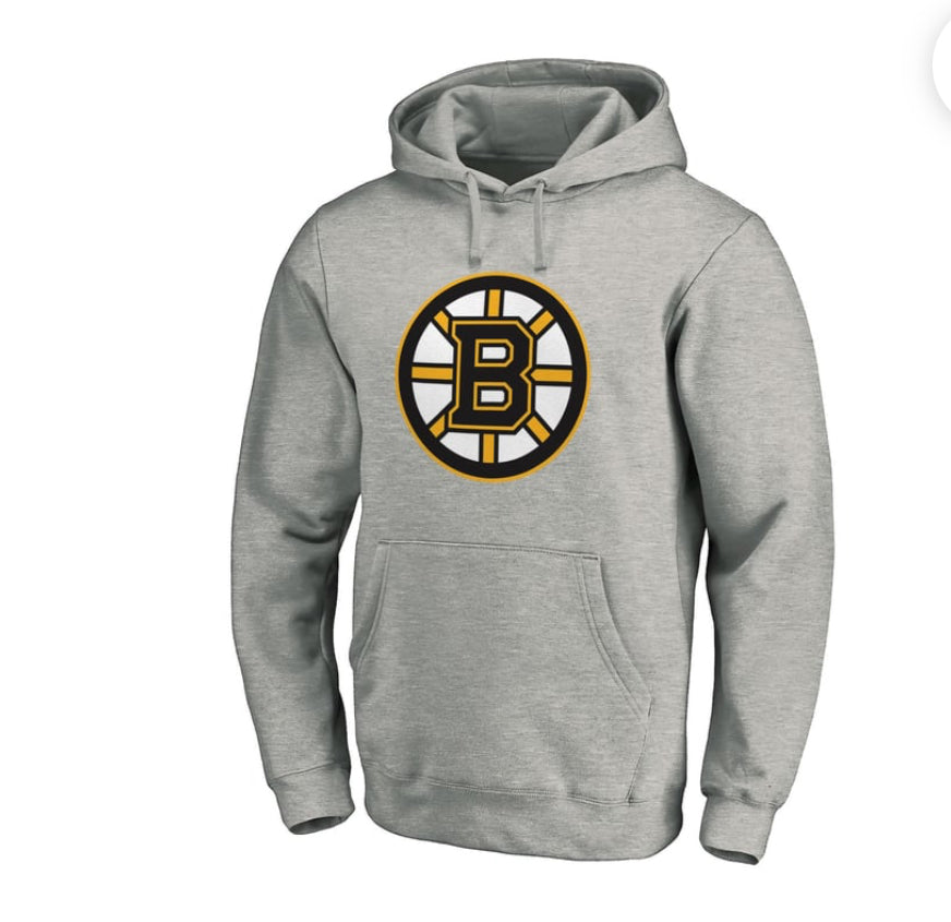 Fanatics Adults Gray Cotton Fleece Boston
Bruins Pullover Hoodie