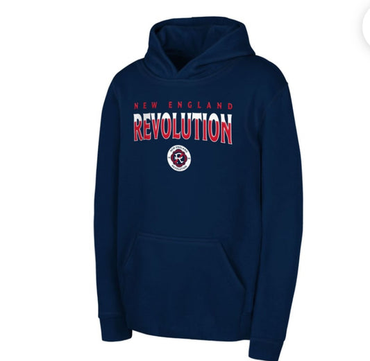 Outerstuff ijumpman Youth Navy Blue MLS New England Revolution Defender
Pullover Hoodie