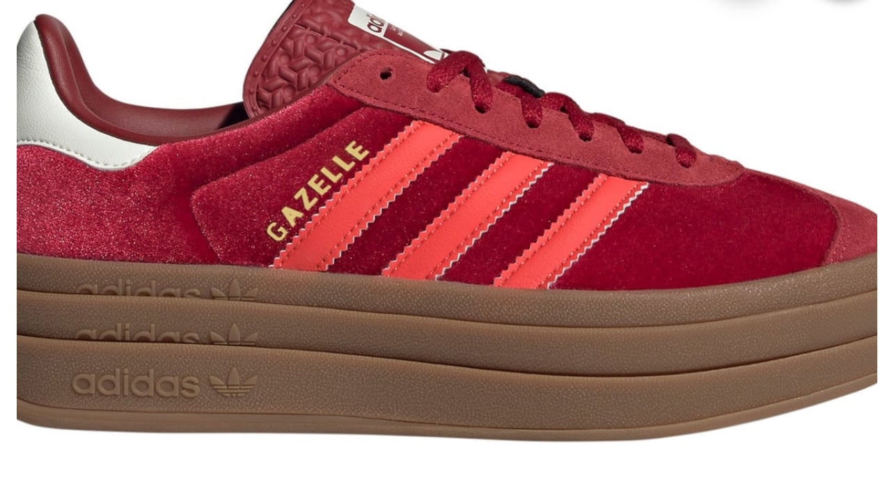 Adidas Women's Medium
B Multi-Color Original
Gazelle Bold Shoes