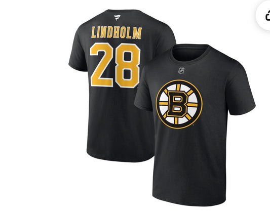 Fanatics Adults Black
NHL Boston Bruins Elias
Lindholm #28 T-Shirt