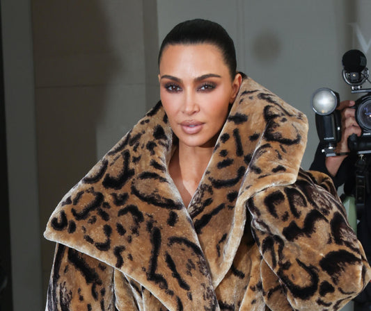 Kim wears Fur