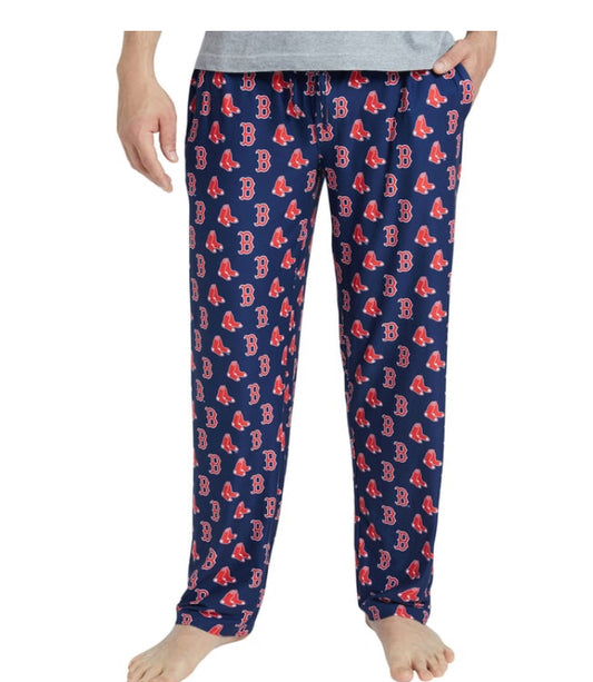 Concepts Sport Men's Navy Blue Boston Red Sox All-Over Print Sleep
Pants