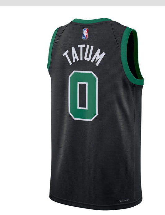 Nike ijumpman Men's Boston
iCeltics Jayson Tatum No.
O Dri-Fit Swingman Black Jersey