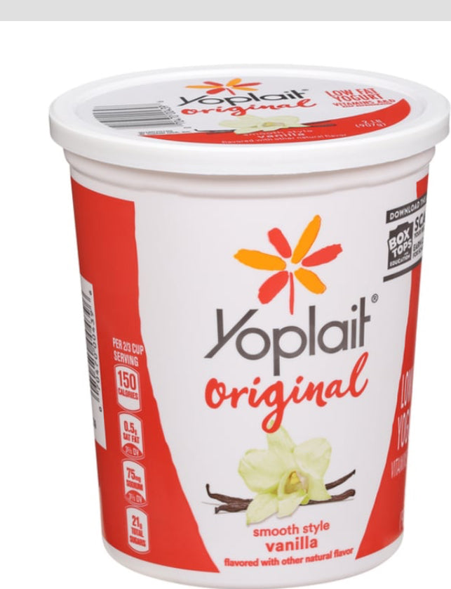 Yoplait Low Fat Original  Yogurt Cup