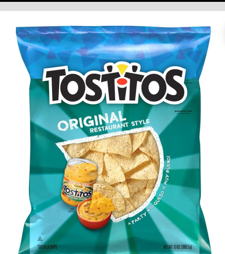 Tostitos Original
Restaurant Style Tortilla
Chips (13 oz)