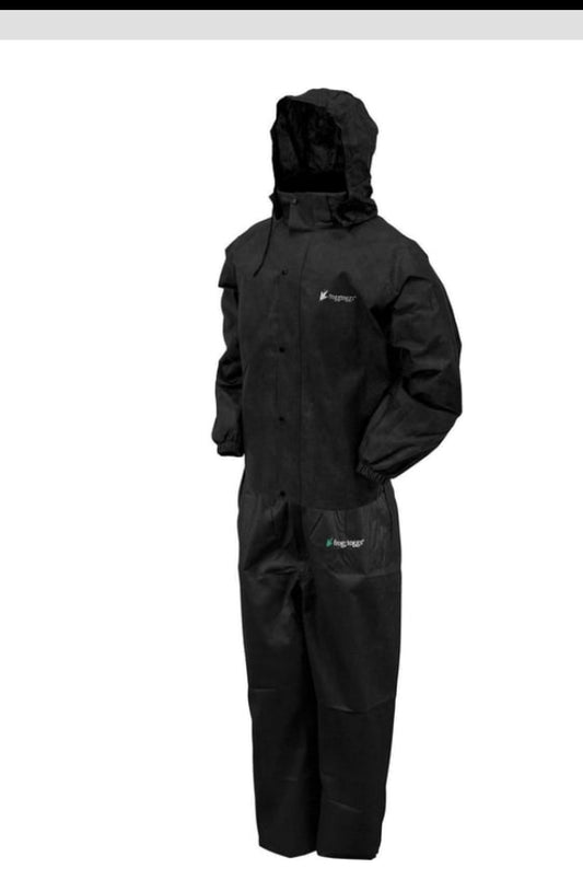 frogg toggs All Sport Rain and Wind Suit Black