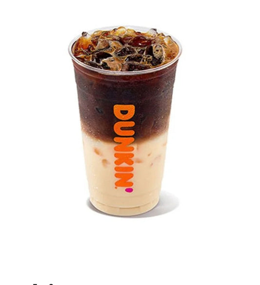 iDunkin Donuts Large Regular Iced Caramel Macchiato