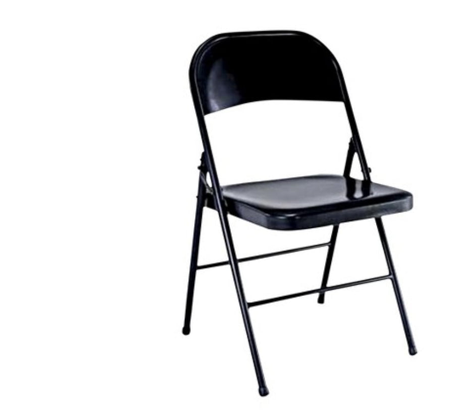 Metal Black Folding Chair