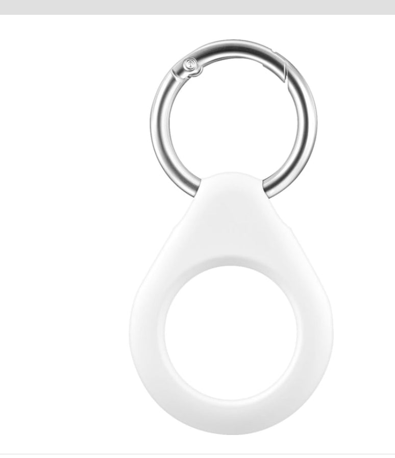 Insignia Apple Airtag Black Key Ring Case