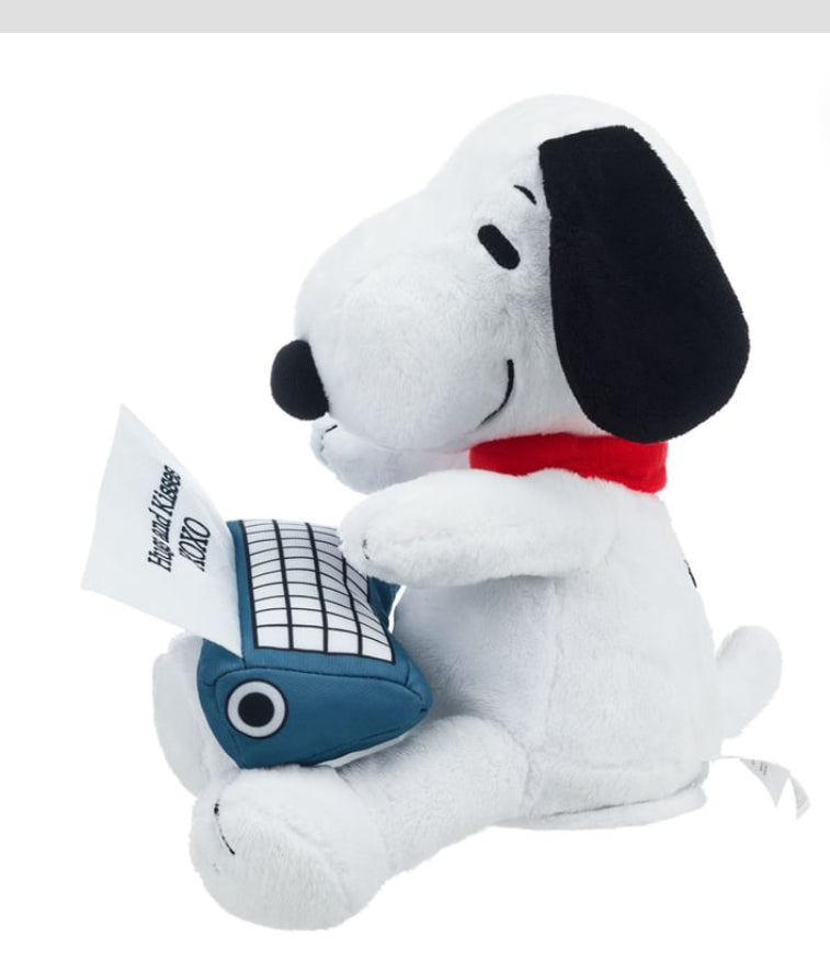 Peanuts Snoopy Typing
Letter Plush Toy