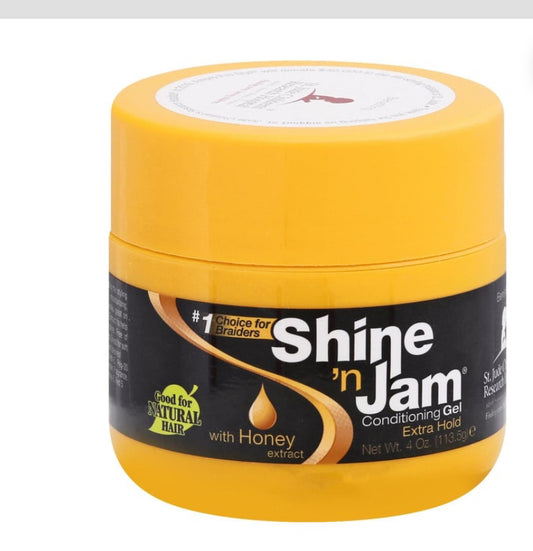 HairBinB Shine 'n Jam Extra Hold Conditioning Gel (4 oz)