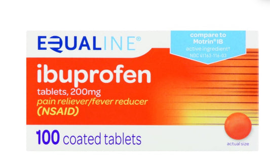 Equaline Ibuprofen 200 mg Coated Tablets (100 ct)