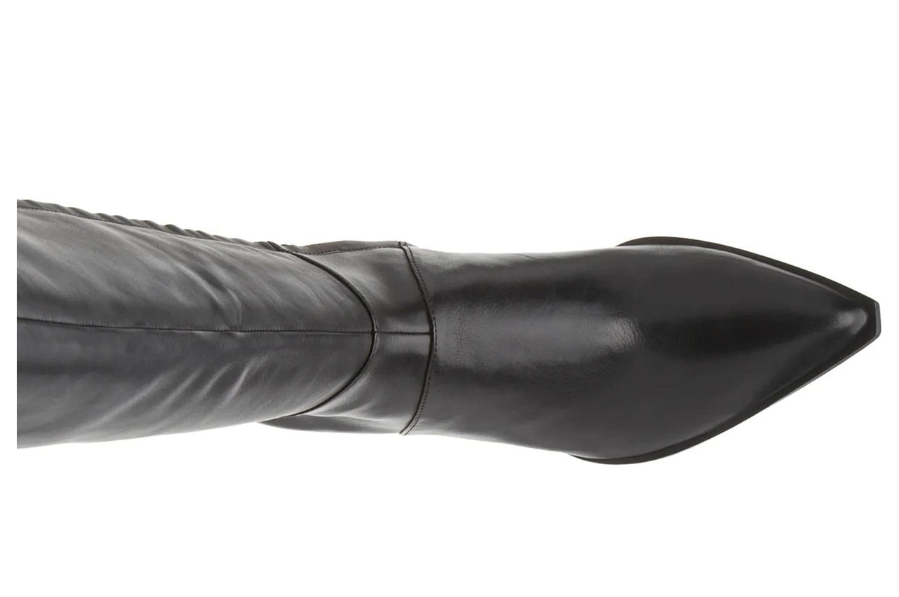 iKimK La Dolce Vita Ashton Boot Black Leather