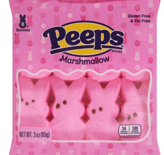 Peeps Pink Marshmallow Bunnies (3 oz)