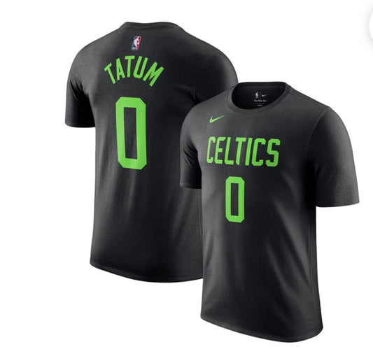 Nike ijumpman Adult 2024-25 City Edition Boston iCeltics Jayson Tatum #0 T-Shirt