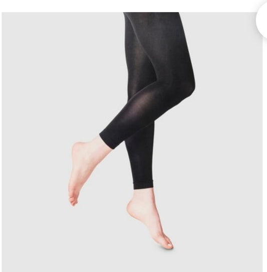 A New Day Women's 50D Opaque Footless Black Tights