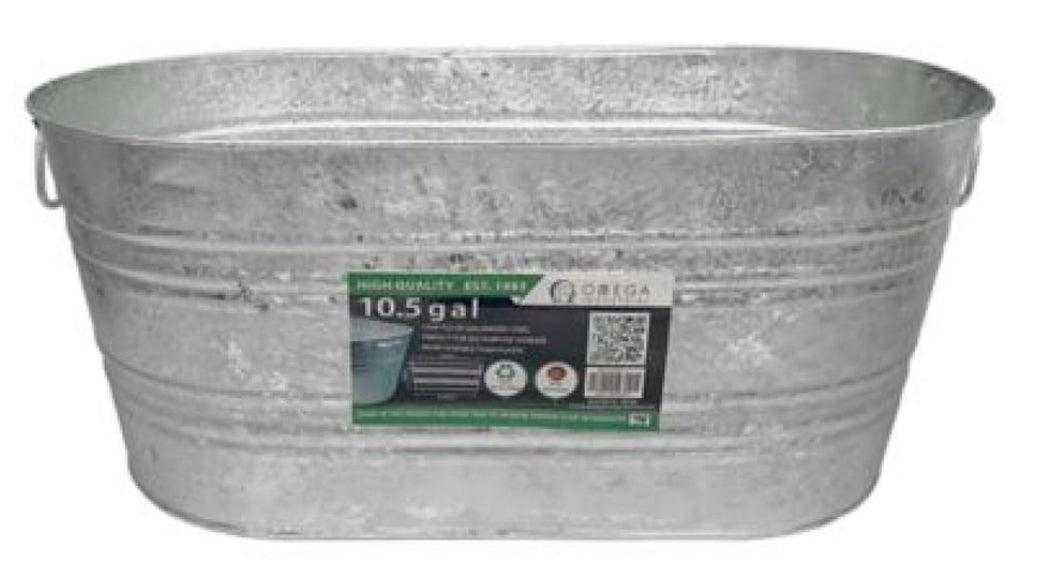 WithMsRachel Omega Industrial Products 10.5 gal Galvanized Metal Tub
