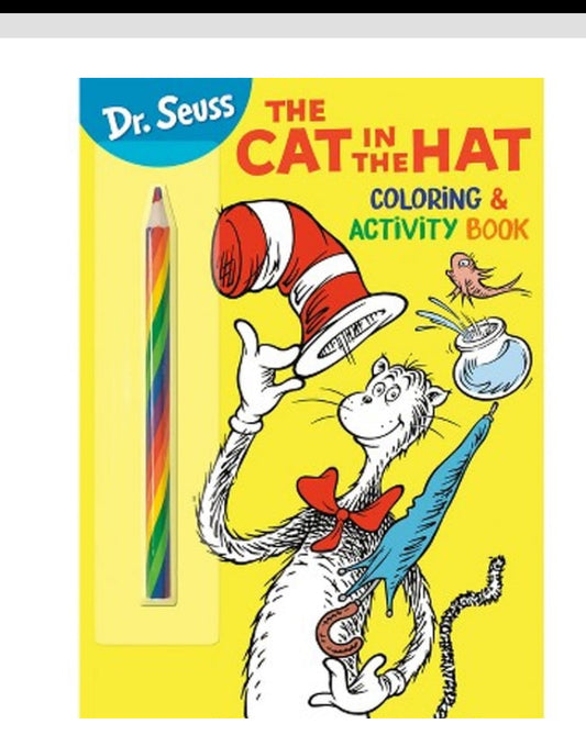 iDrSeuss Random House Dr. Seuss the Cat in the Hat Paperback Coloring & Activity Book by Theodor S Geisel