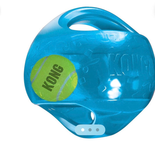 Kong > KONG 2-in-1 Jumbler Interactive Dog Toy - Blue - M/L