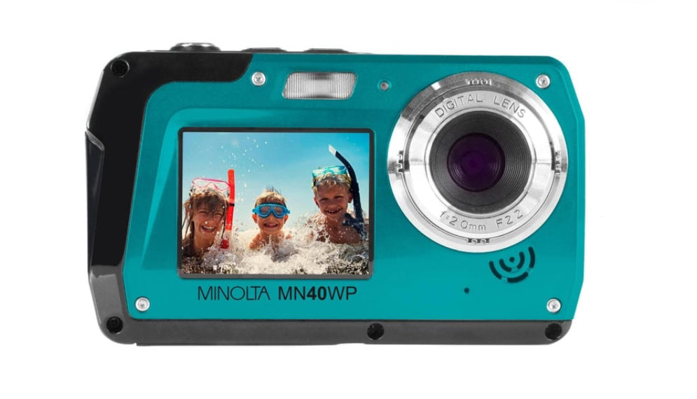 iTupac Konica Minolta 48 Megapixel Waterproof Blue Digital Camera MN40WP
