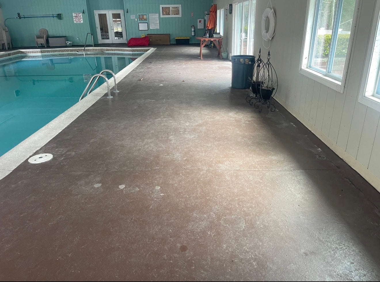 Pool Deck Concrete OverLay #1