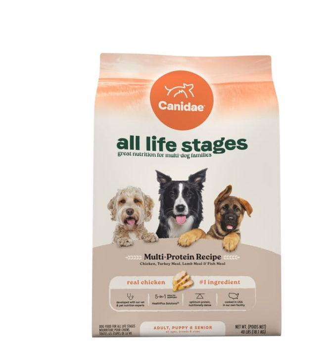 CANIDAE Multi-Protein Recipe All Life Stages Dry Dog Food
