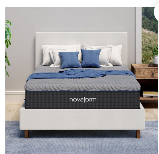 iTupac Novaform Cooling Gel Memory Foam 12" Queen Mattress