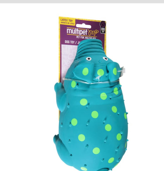 Multipet Squeakables Pig Assorted Colors Dog Toy