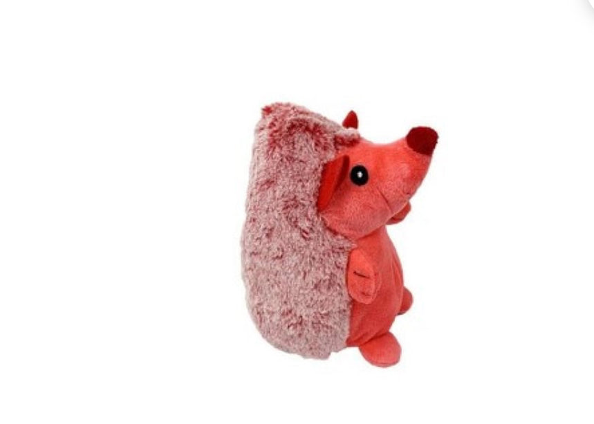 Multipet 4" Mini Red Hedgehog Dog Toy