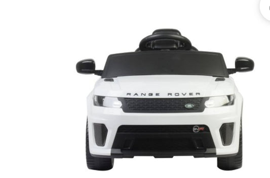 iTupac Best Ride on Cars 12 Volt Powered Range Rover White Ride on Toy