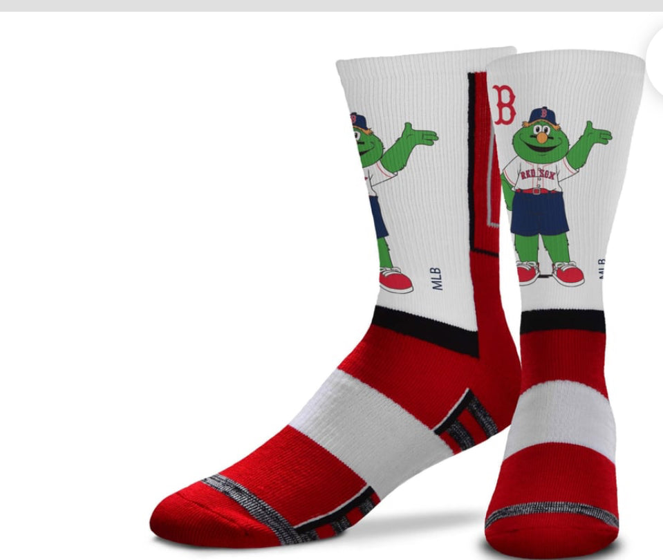 For Bare Feet Boston iRedSox Mascot Socks