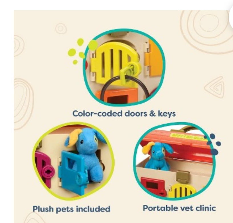 WithMsRachel B Toys Kids Critter Clinic Toy Vet Kit