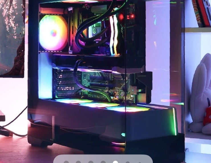 CyberPowerPC - Gaming Desktop - AMD Ryzen 5 5500 - AMD Radeon RX 6500 XT 4GB - 16GB Memory - 1TB PCle 4.0 SSD - Black