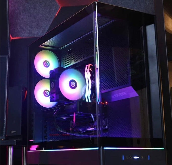 CyberPowerPC - Gaming Desktop - Intel Core i9-14900F - NVIDIA GeForce RTX 5070 12GB - 32GB DDR5 RGB - 1TB PCle 4.0 SSD - Black