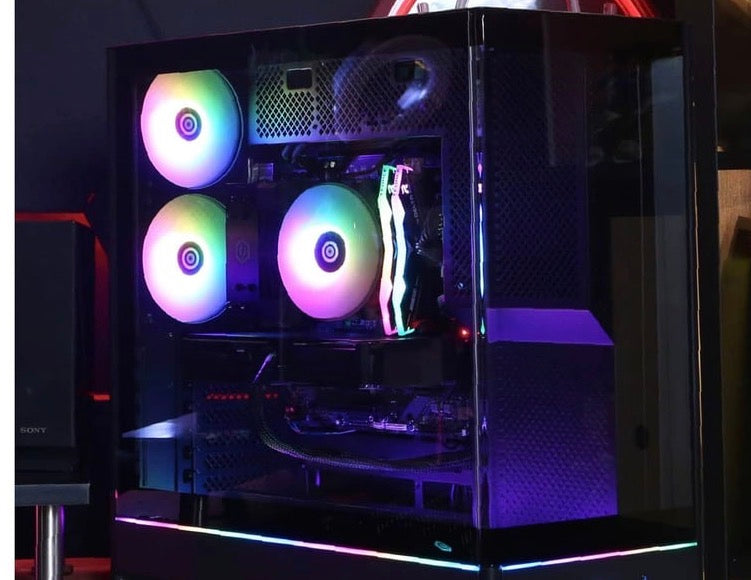 CyberPowerPC - Gaming Desktop - Intel Core i9-14900F - NVIDIA GeForce RTX 5070 12GB - 32GB DDR5 RGB - 1TB PCle 4.0 SSD - Black