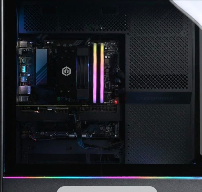 CyberPowerPC - Gaming Desktop - Intel Core i9-14900F - NVIDIA GeForce RTX 5070 12GB - 32GB DDR5 RGB - 1TB PCle 4.0 SSD - Black