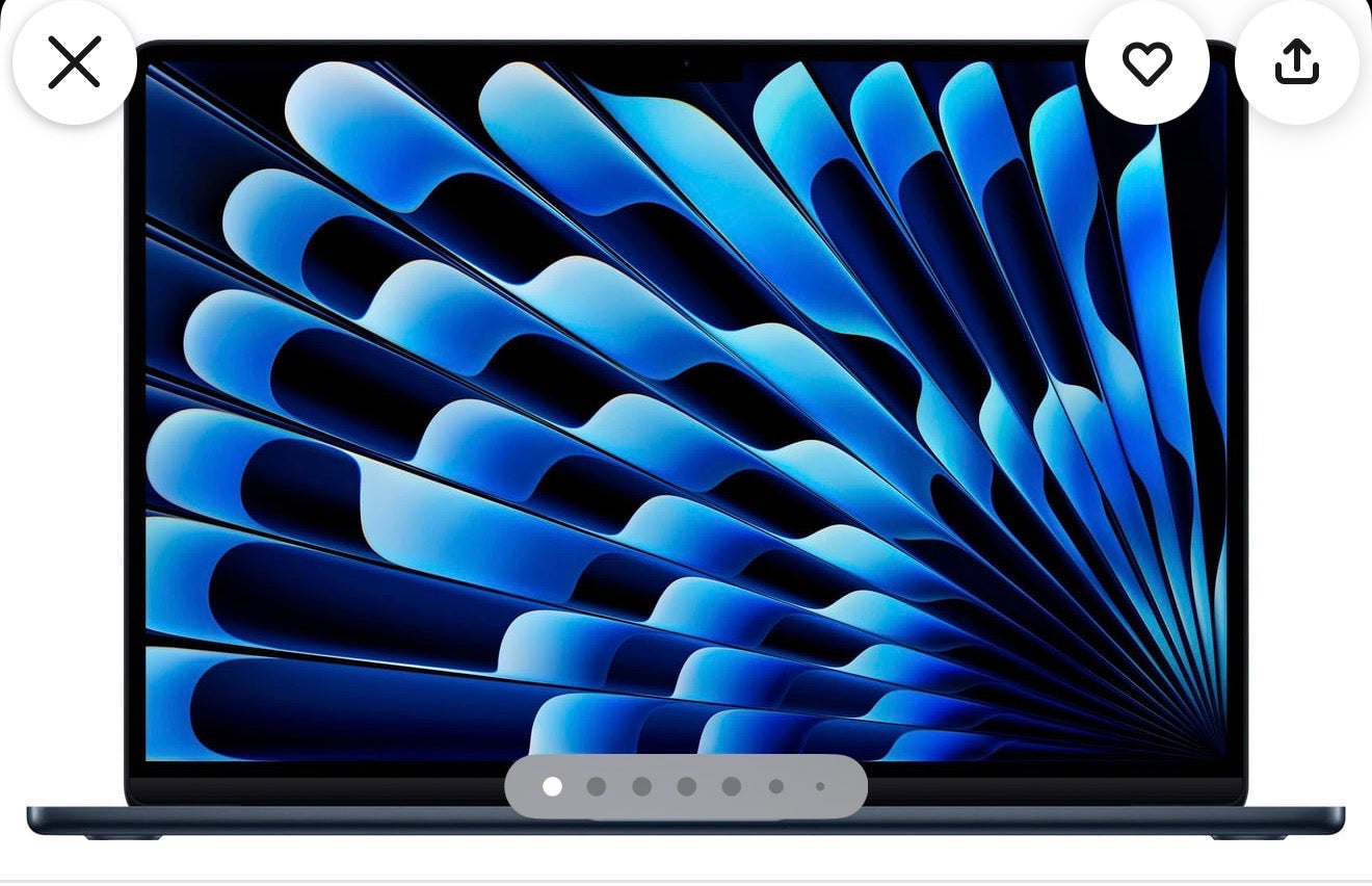 Apple - MacBook Air 15-inch Laptop - Apple M4 chip Built for Apple Intelligence - 24GB Memory - 512GB SSD