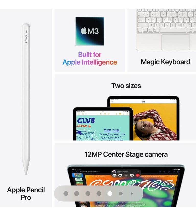 Apple -  iPad Air M3 chip Built for Apple Intelligence Wi-Fi 128GB