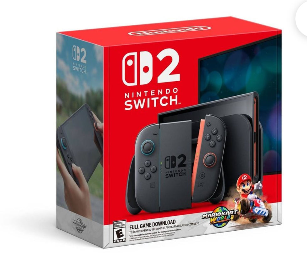 Nintendo Switch 2 Console + Mario Kart World Bundle (Digital Download in Console)