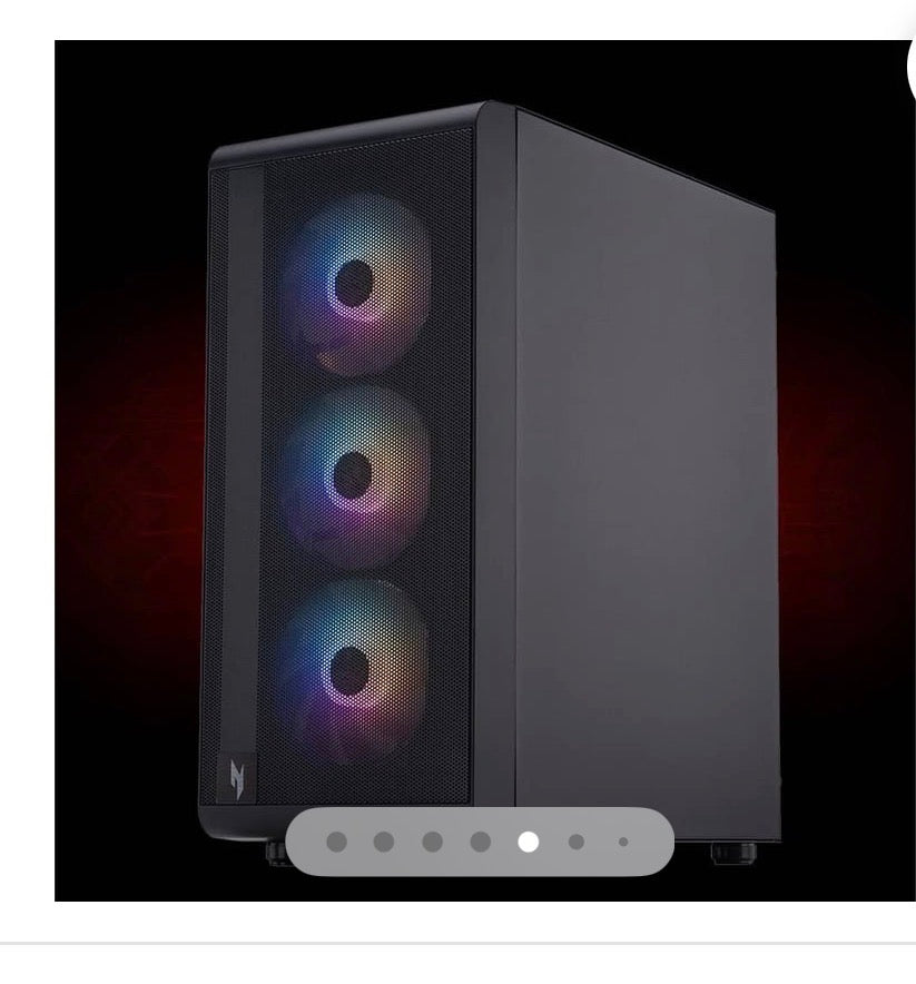 Acer - Nitro 60 Gaming Desktop - AMD Ryzen 9 7900 - 32GB DDR5 Memory - NVIDIA GeForce RTX 5070 - 1TB SSD - Black