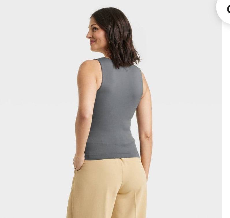 iKimK A New Day Women's Slim Fit Seamless Tank Top