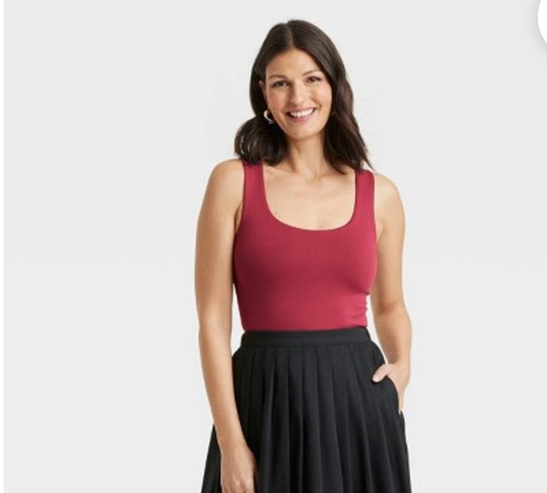 iKimK A New Day Women's Slim Fit Seamless Tank Top