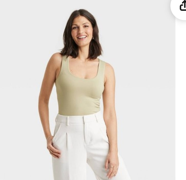 iKimK A New Day Women's Slim Fit Seamless Tank Top