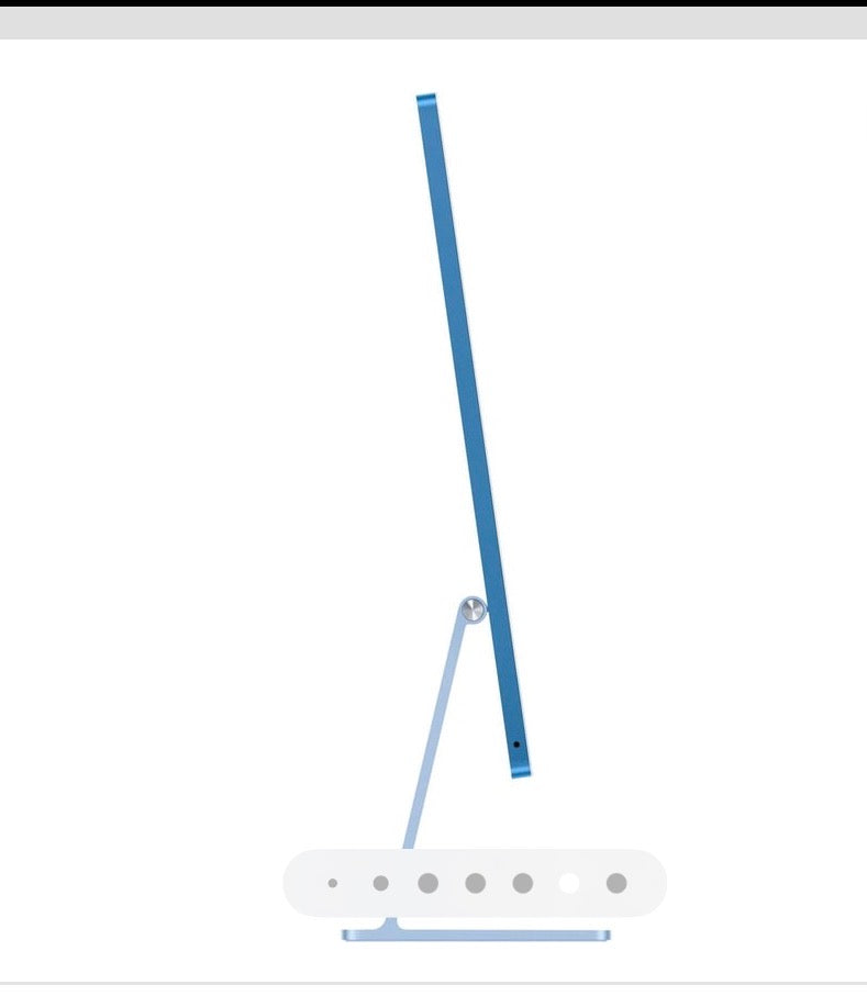 Apple - iMac 24-inch All-in-One - M4 chip - Built for Apple Intelligence - 10 Core CPU - 10 Core GPU - 16GB Memory - 256GB SSD - Blue